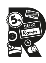 Grafisches Symbol für Werbekampagnen – Darstellung von Medien & Botschaften im Logo-Stil